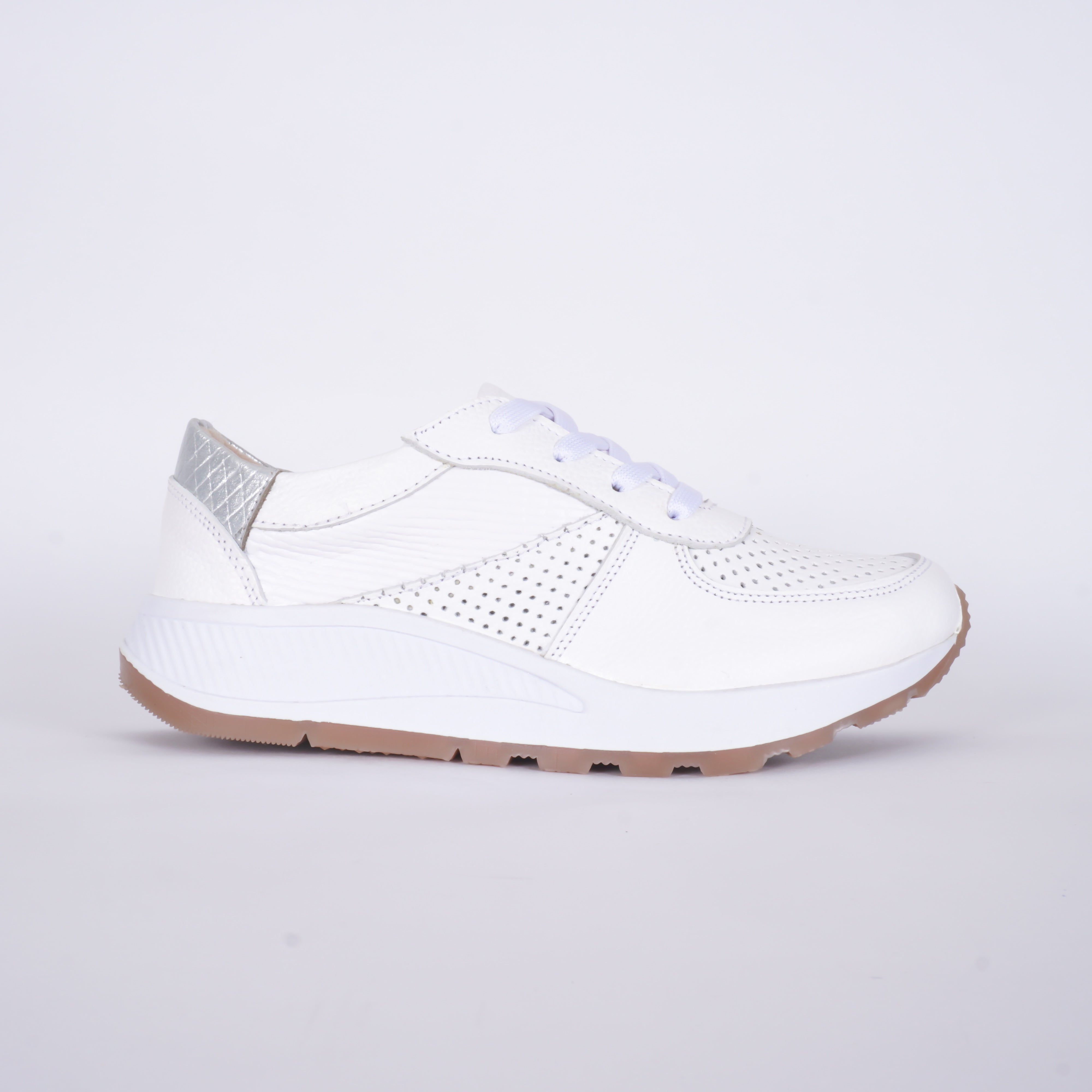 Tenis Royal En Cuero 0628
