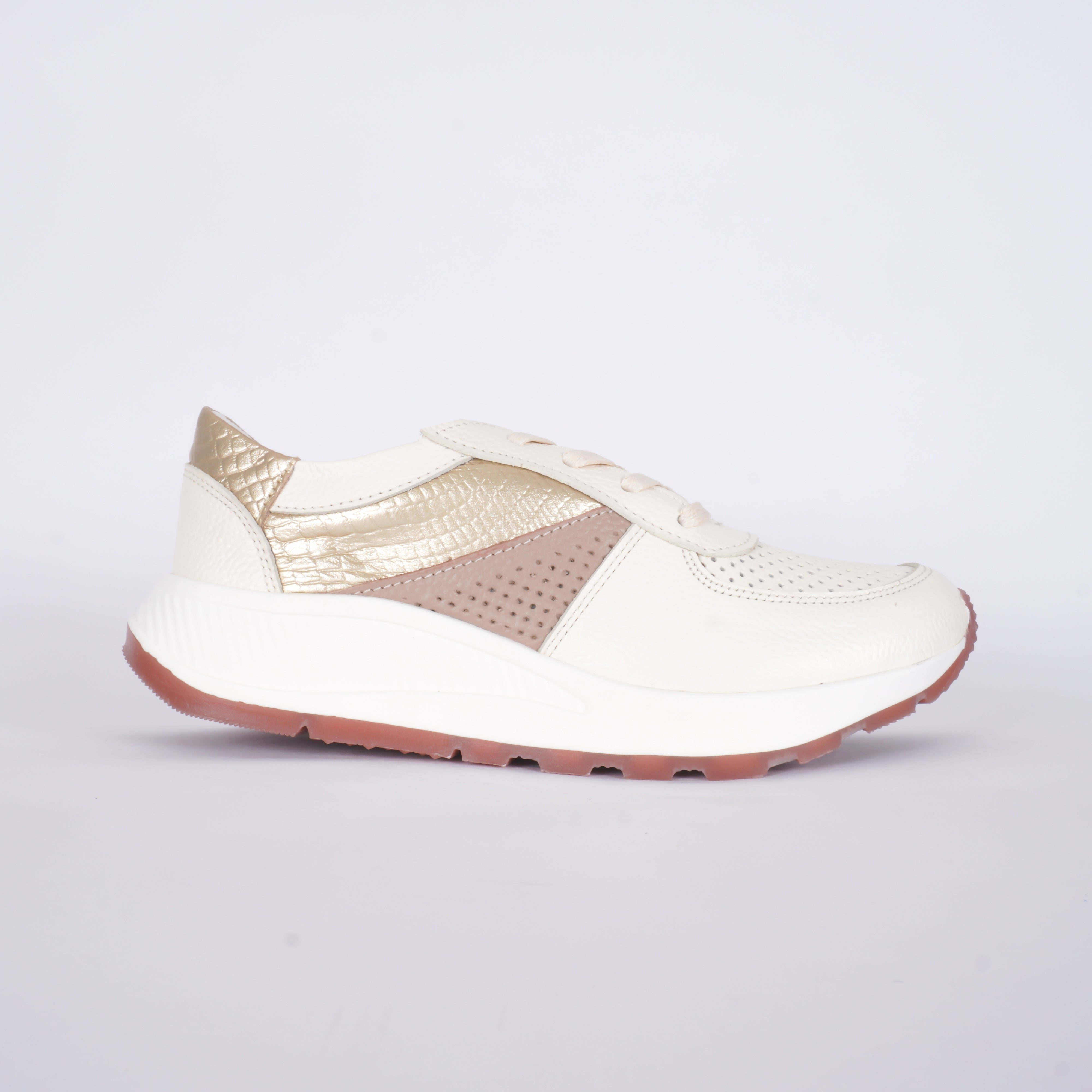 Tenis Royal En Cuero 0628