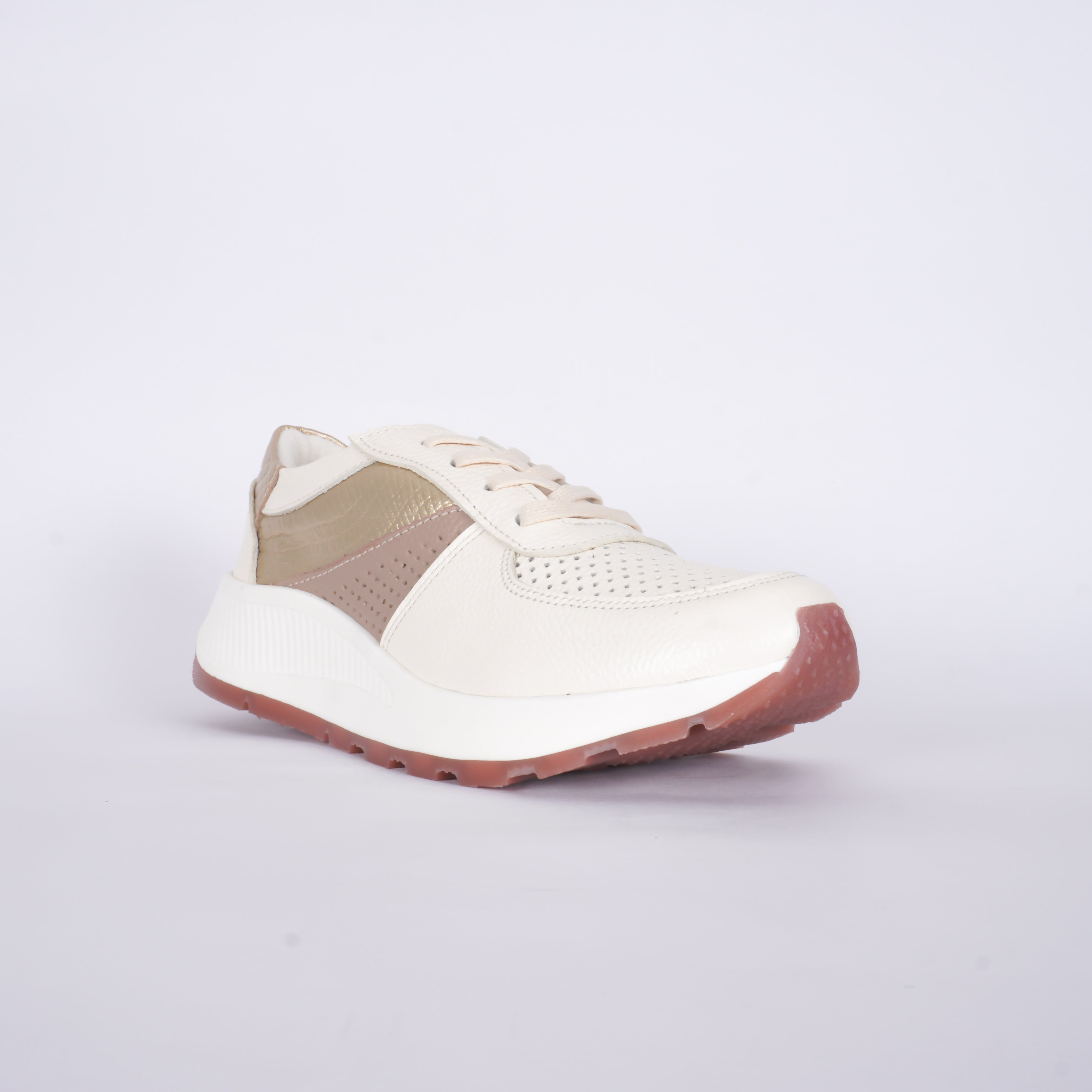 Tenis Royal En Cuero 0628
