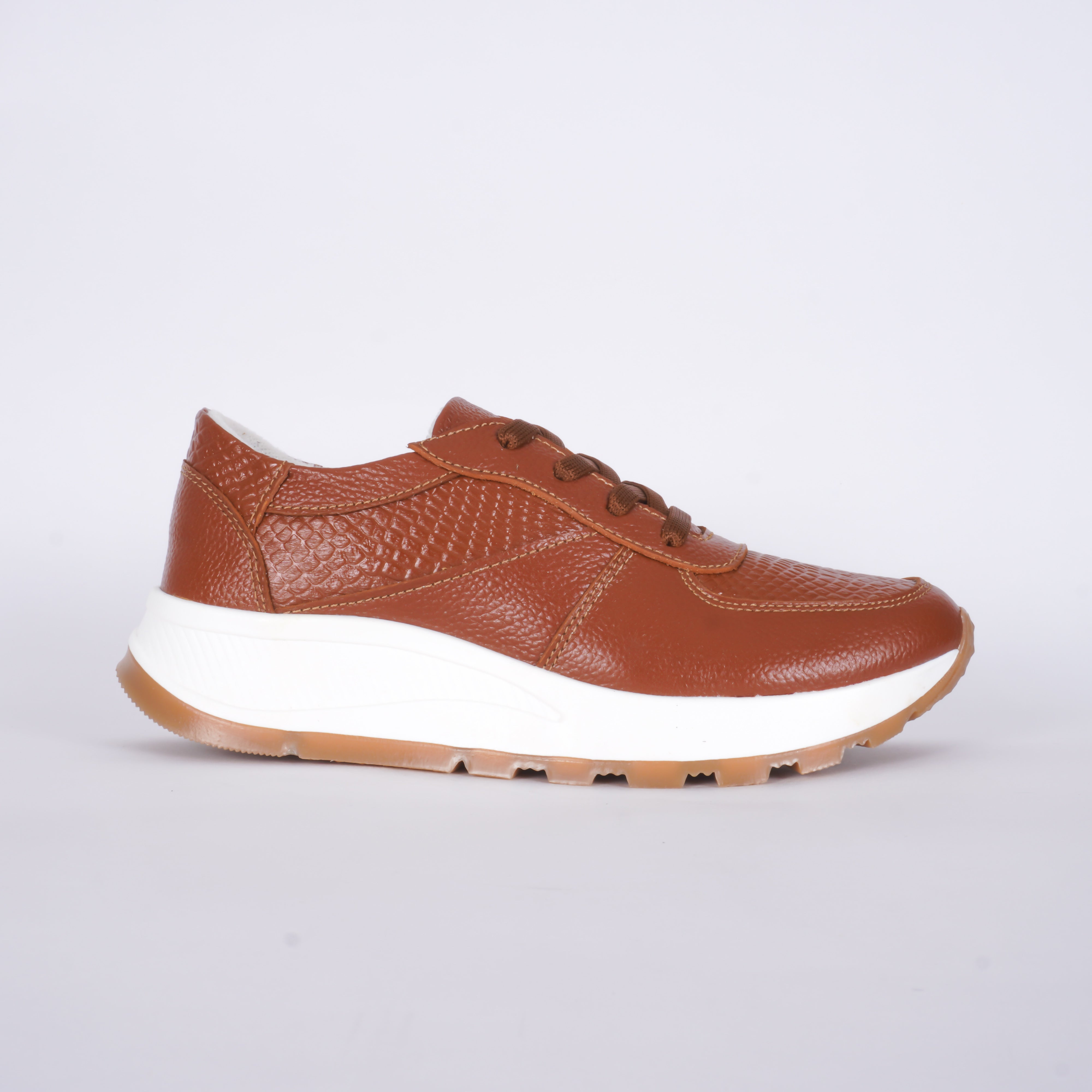 Tenis Royal En Cuero 0628