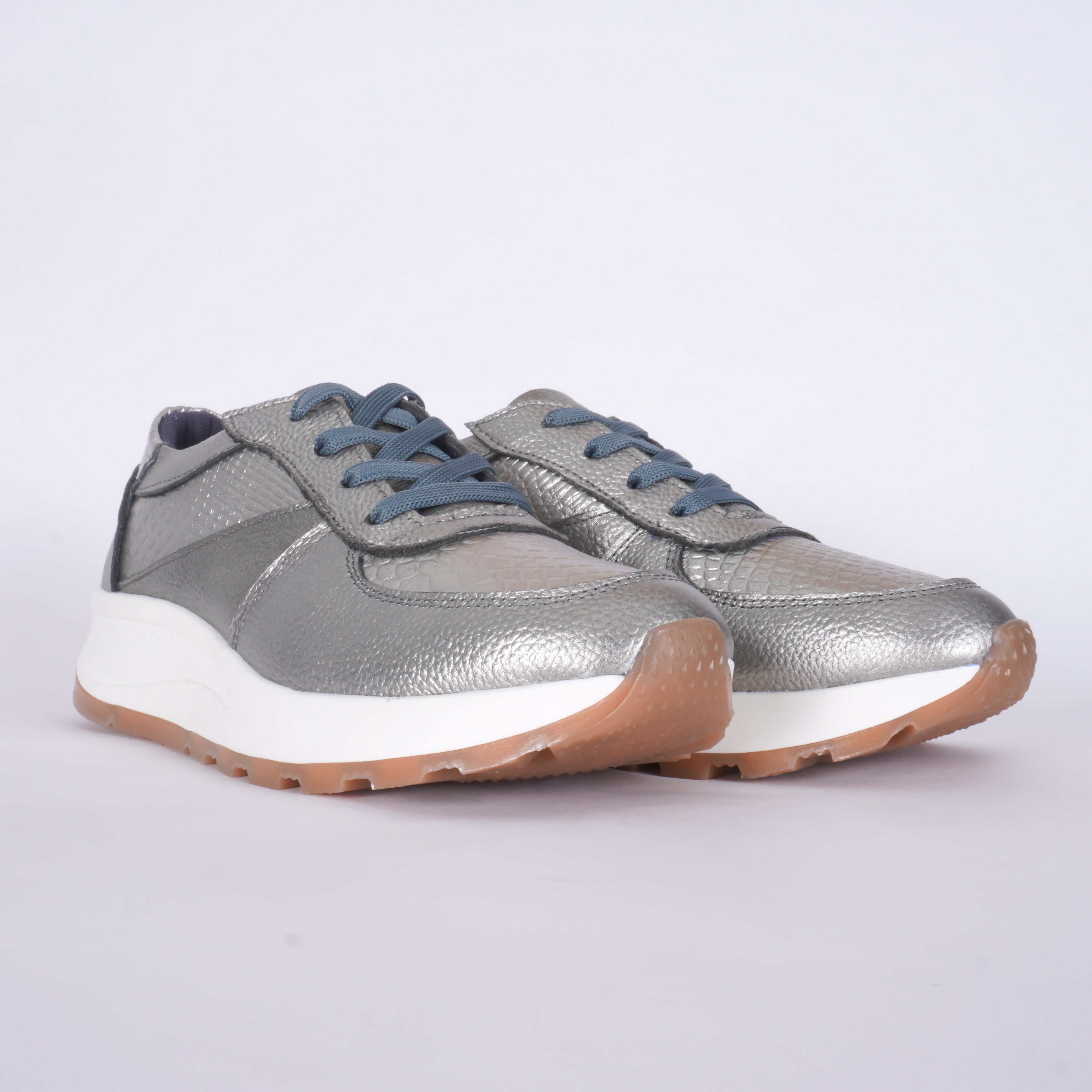Tenis Royal En Cuero 0628