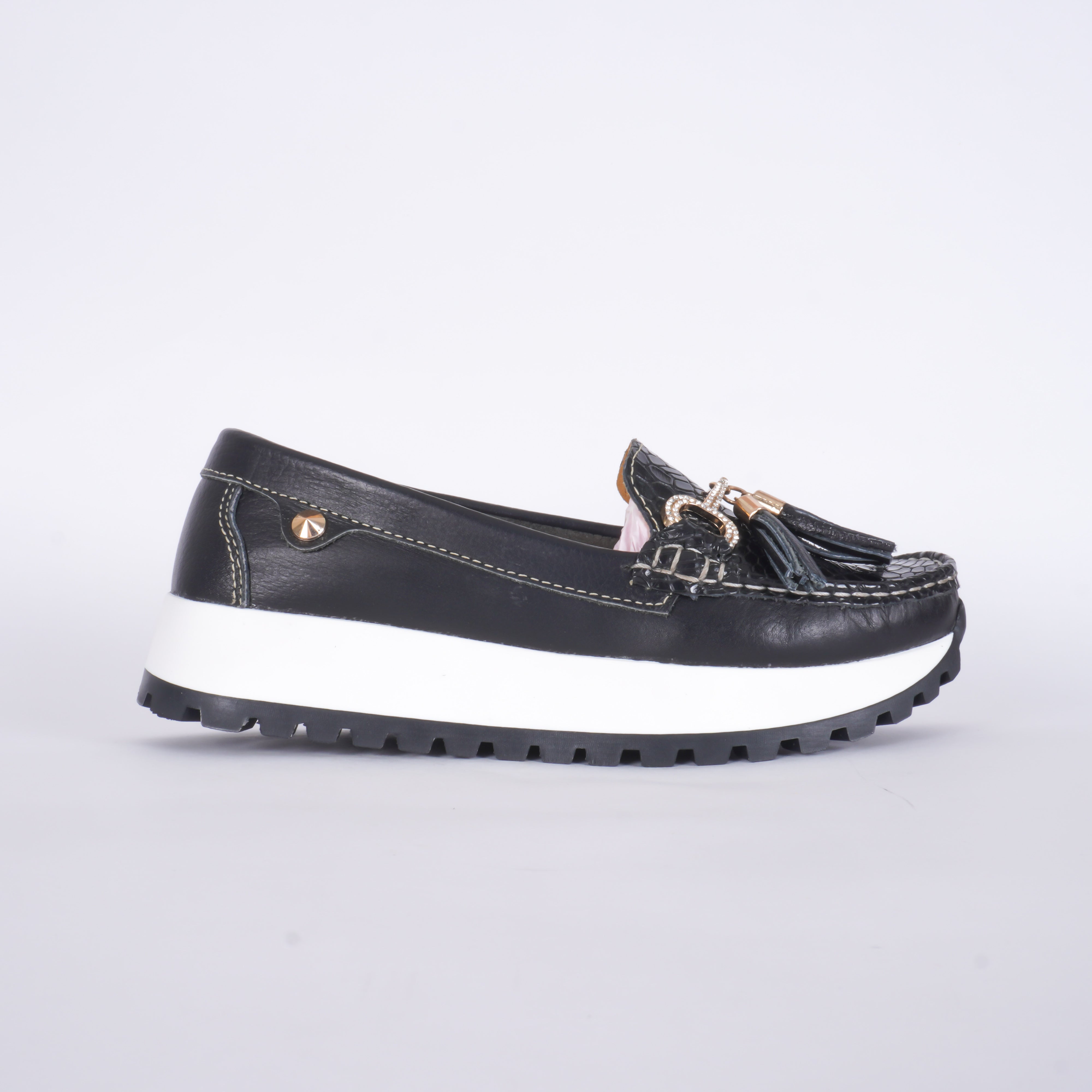 Mocasin Aurora En Cuero 4035