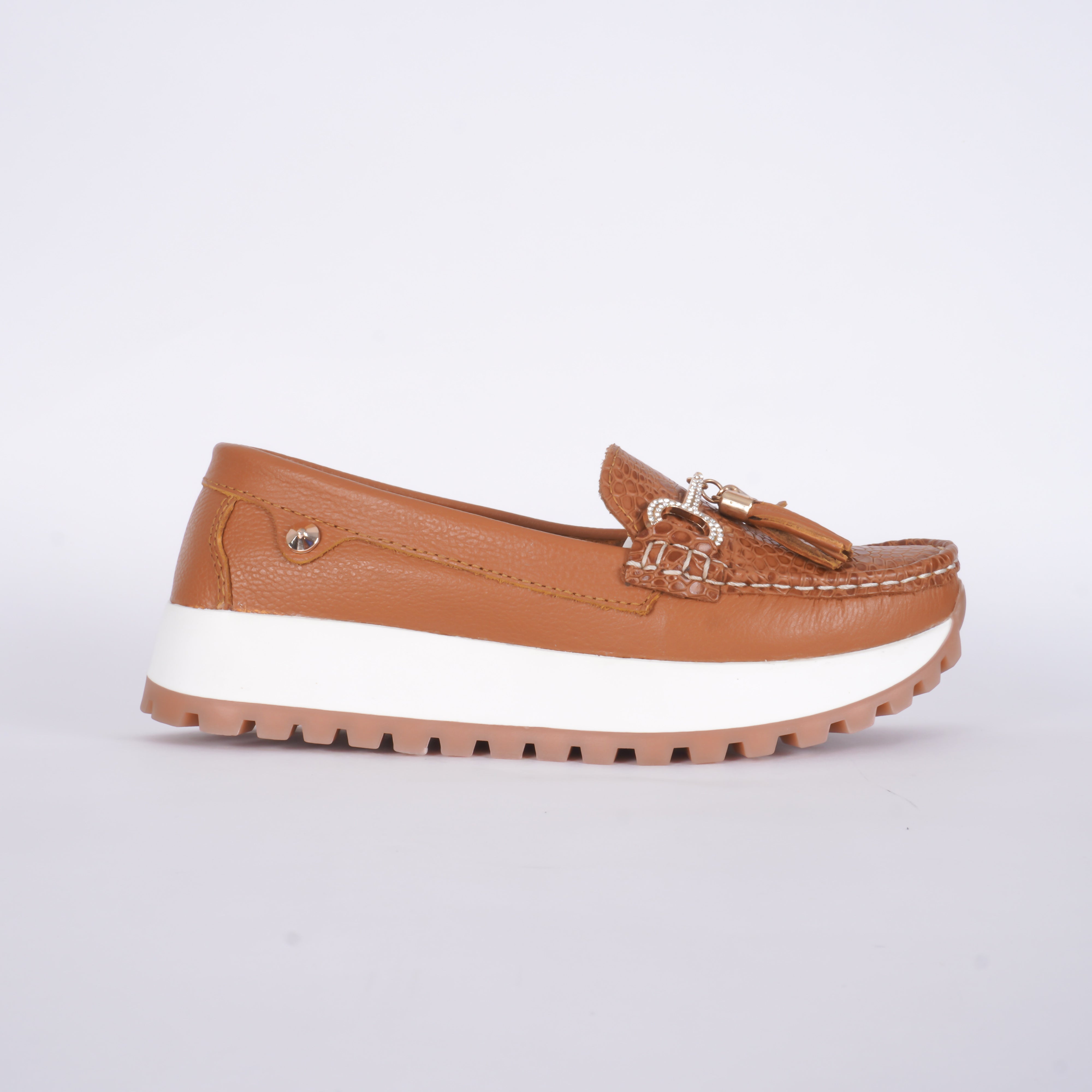 Mocasin Aurora En Cuero 4035