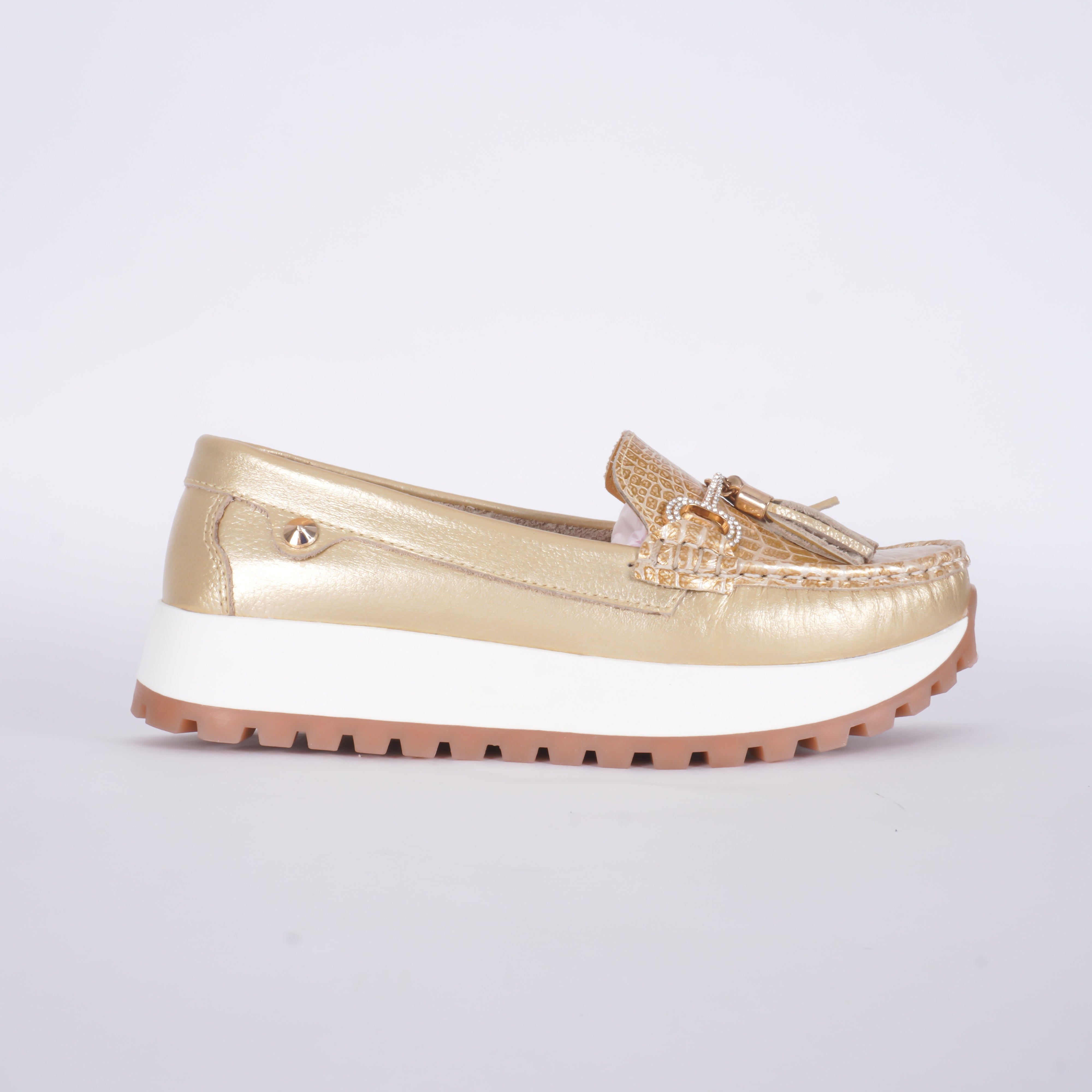 Mocasin Aurora En Cuero 4035