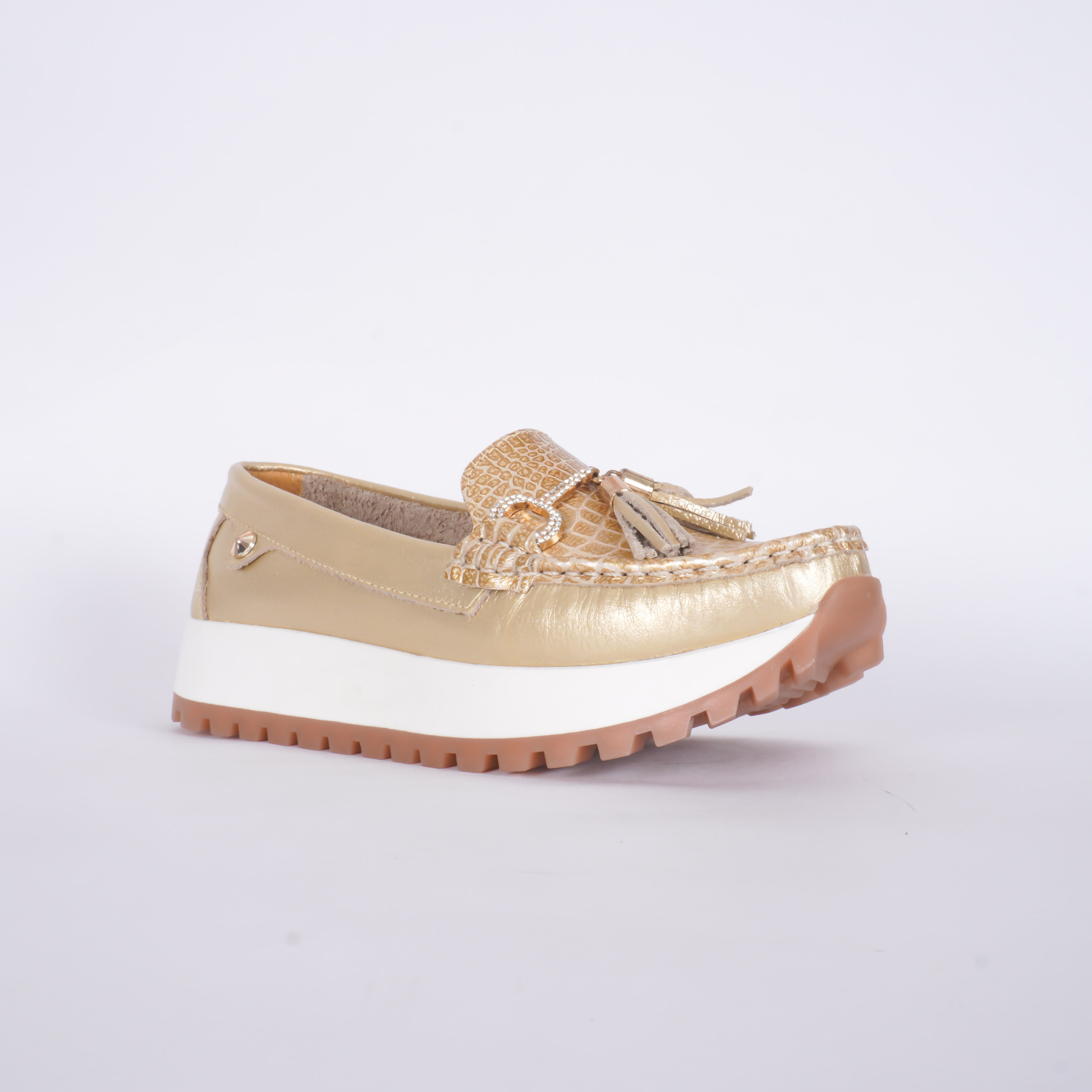 Mocasin Aurora En Cuero 4035