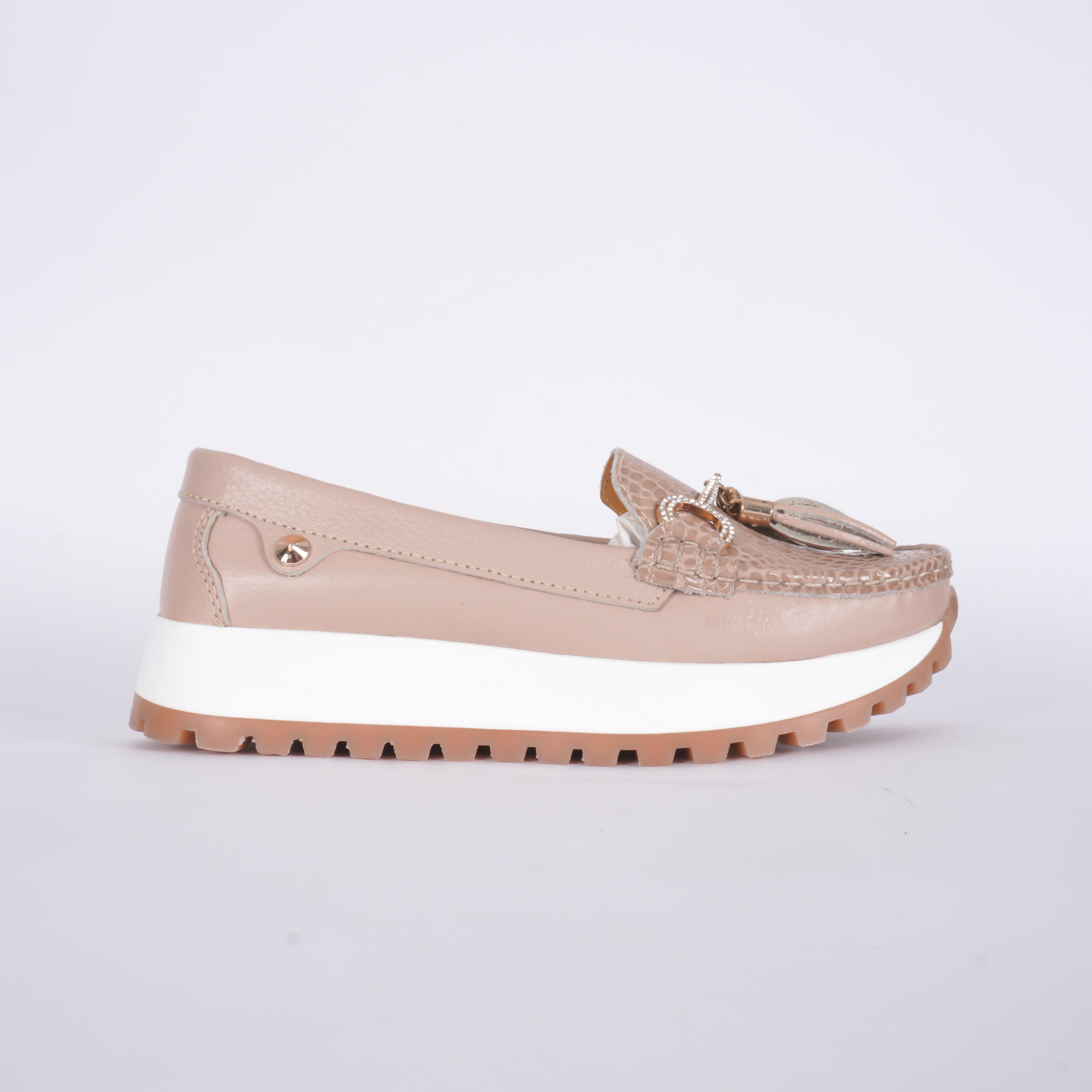 Mocasin Aurora En Cuero 4035