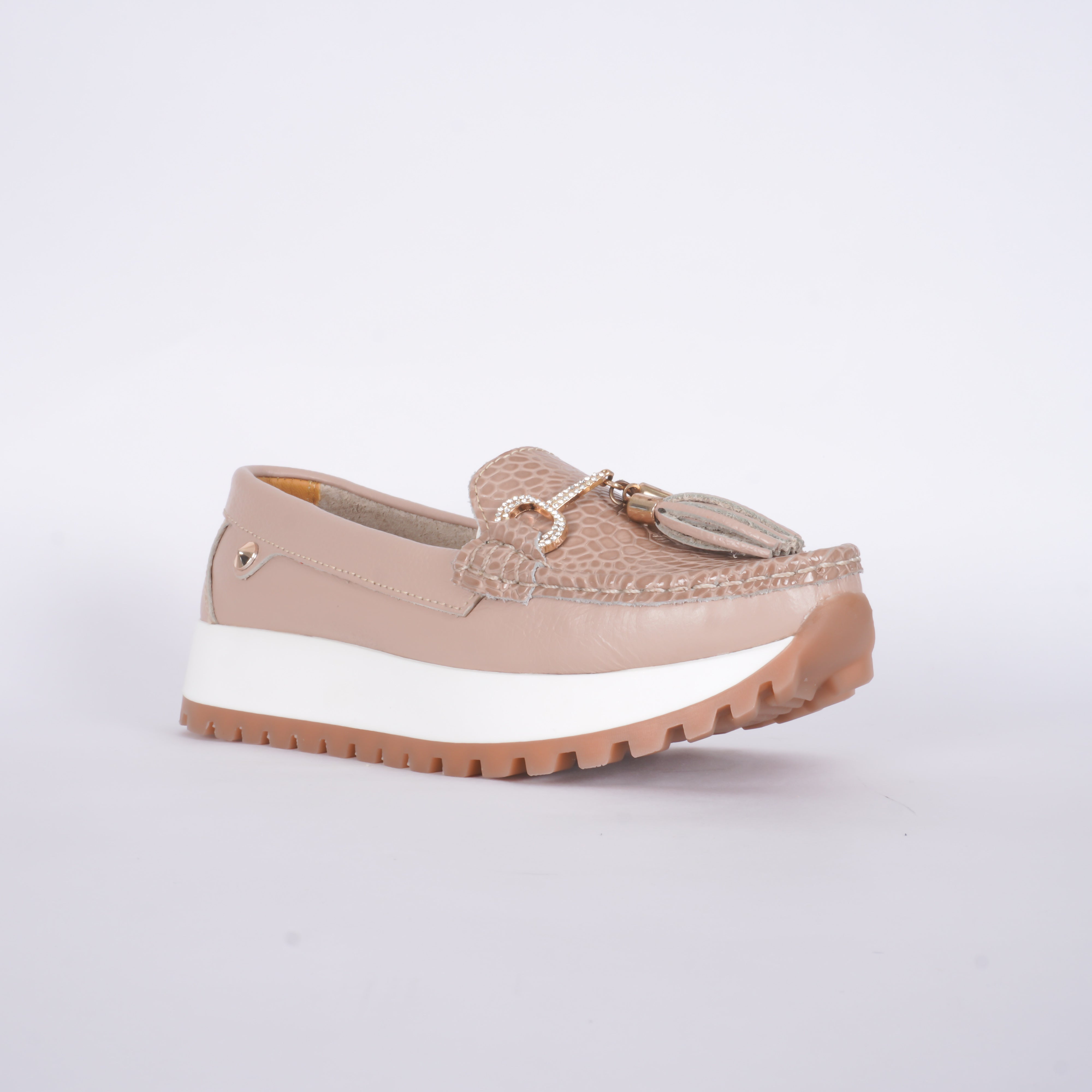 Mocasin Aurora En Cuero 4035