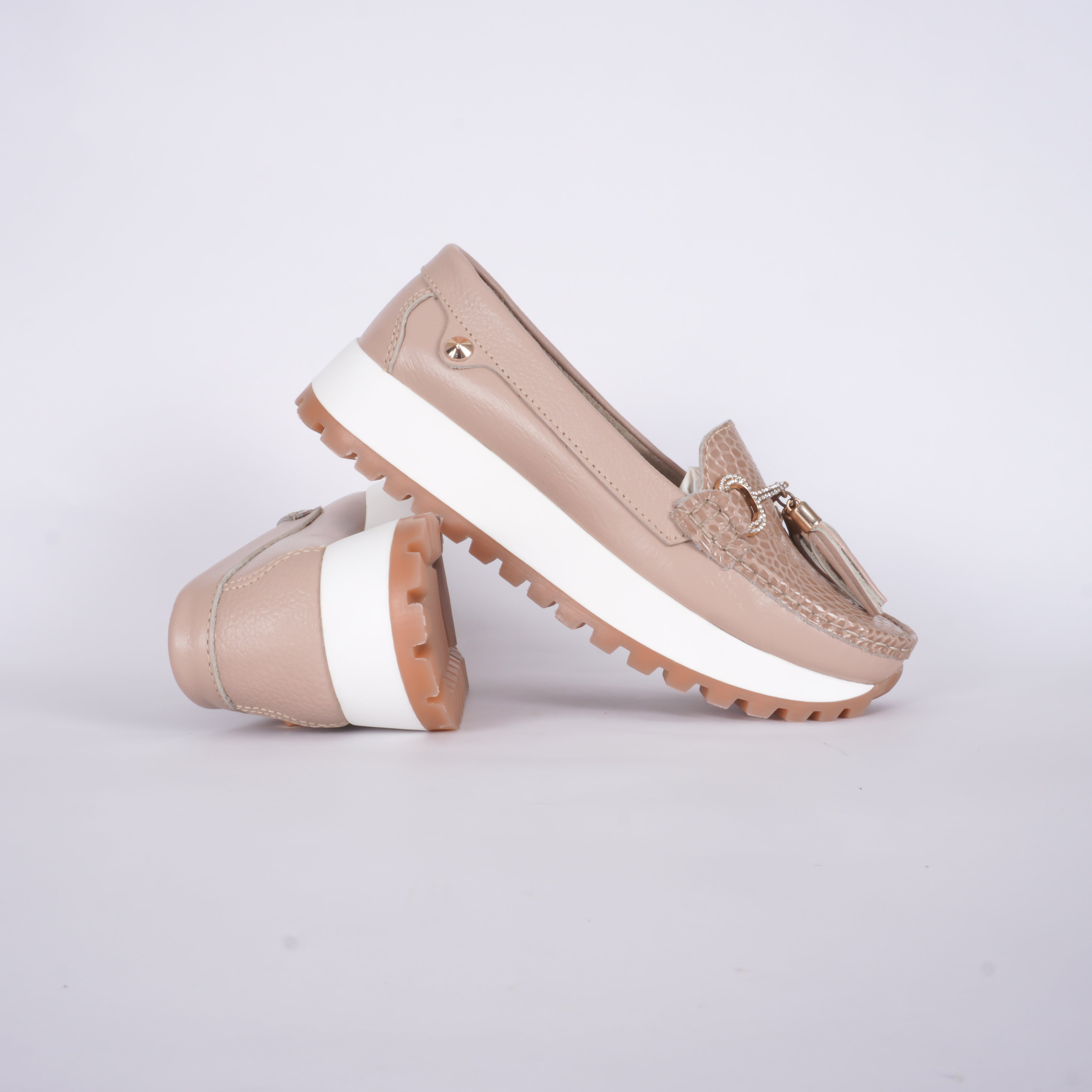 Mocasin Aurora En Cuero 4035