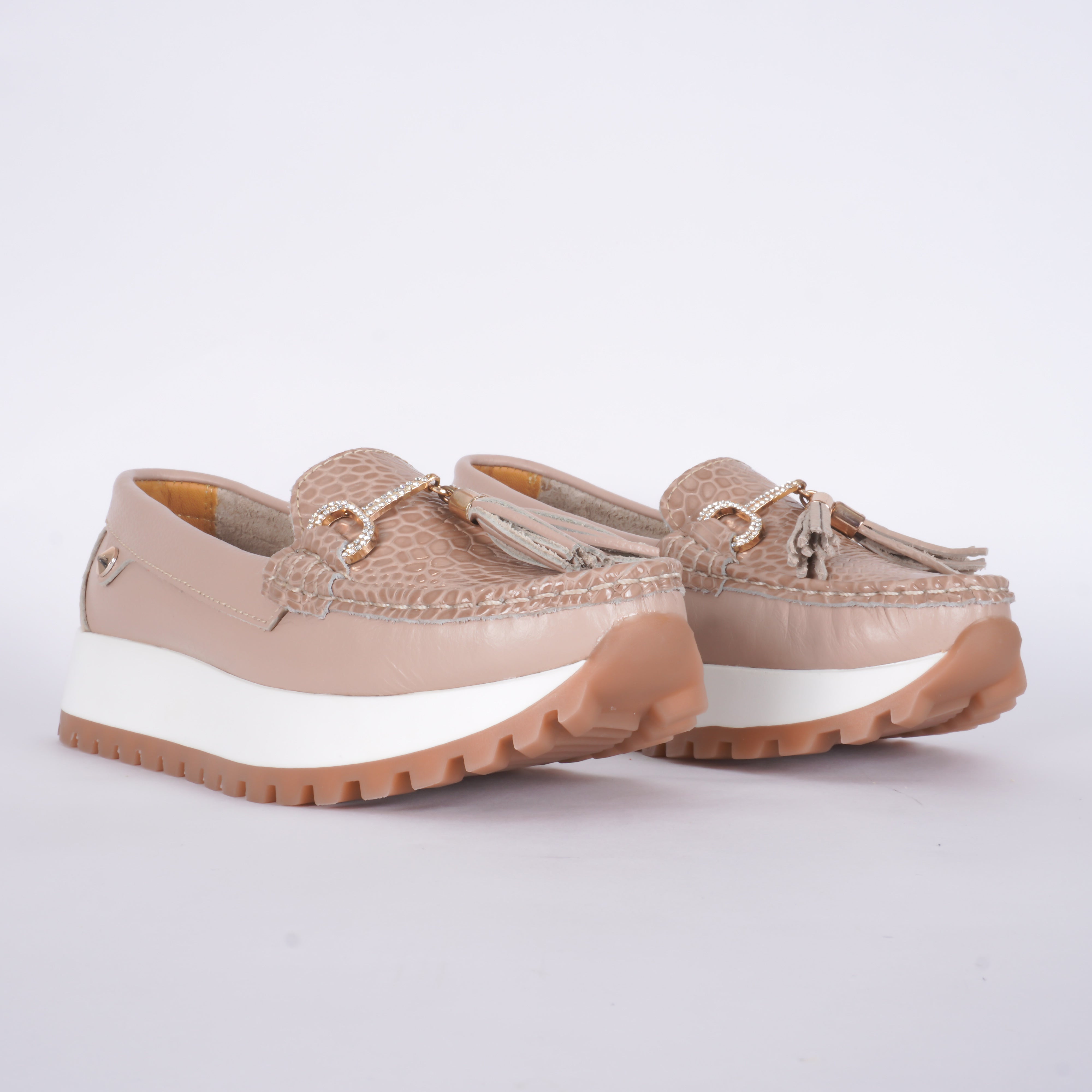 Mocasin Aurora En Cuero 4035
