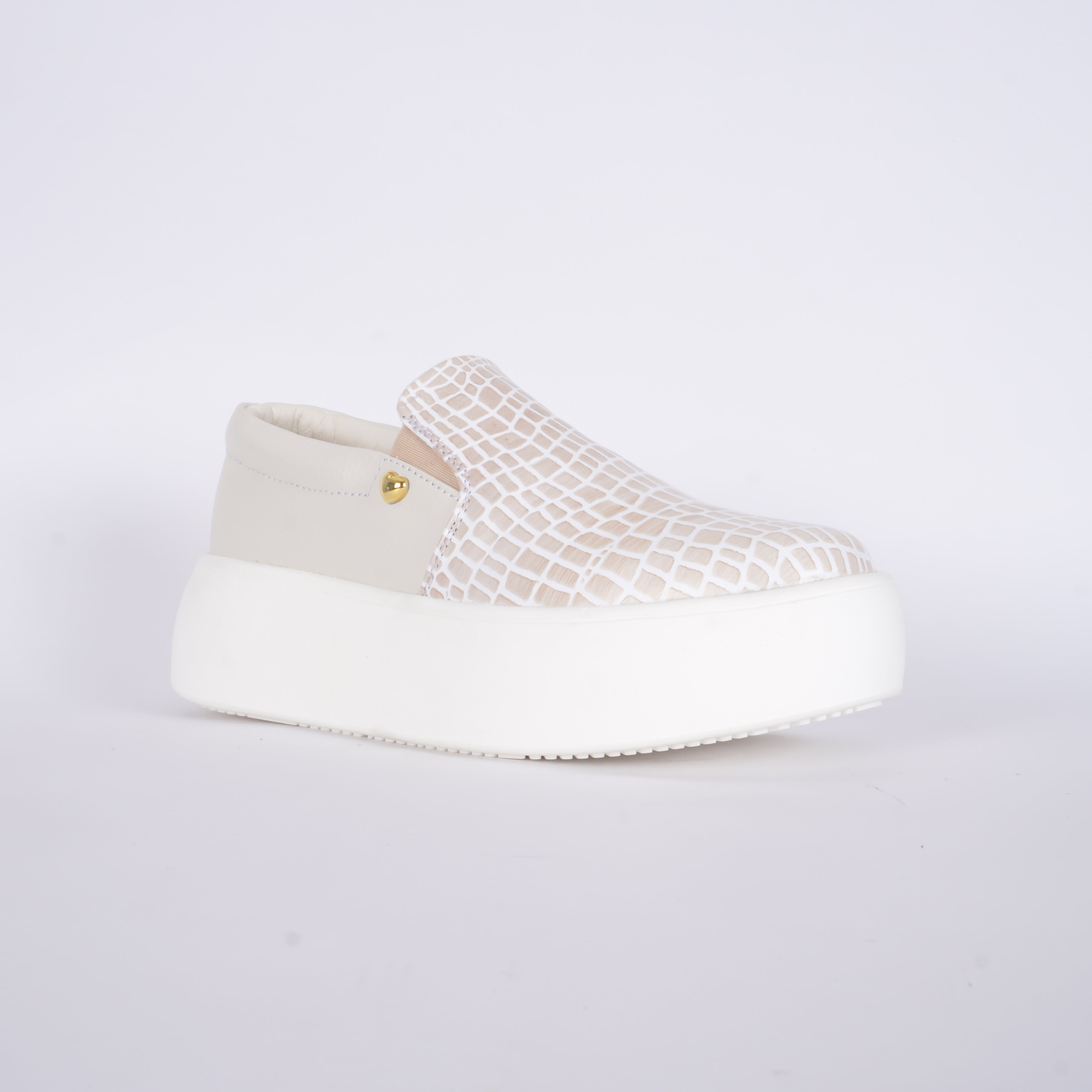 Mocasin Estela En Cuero 4042