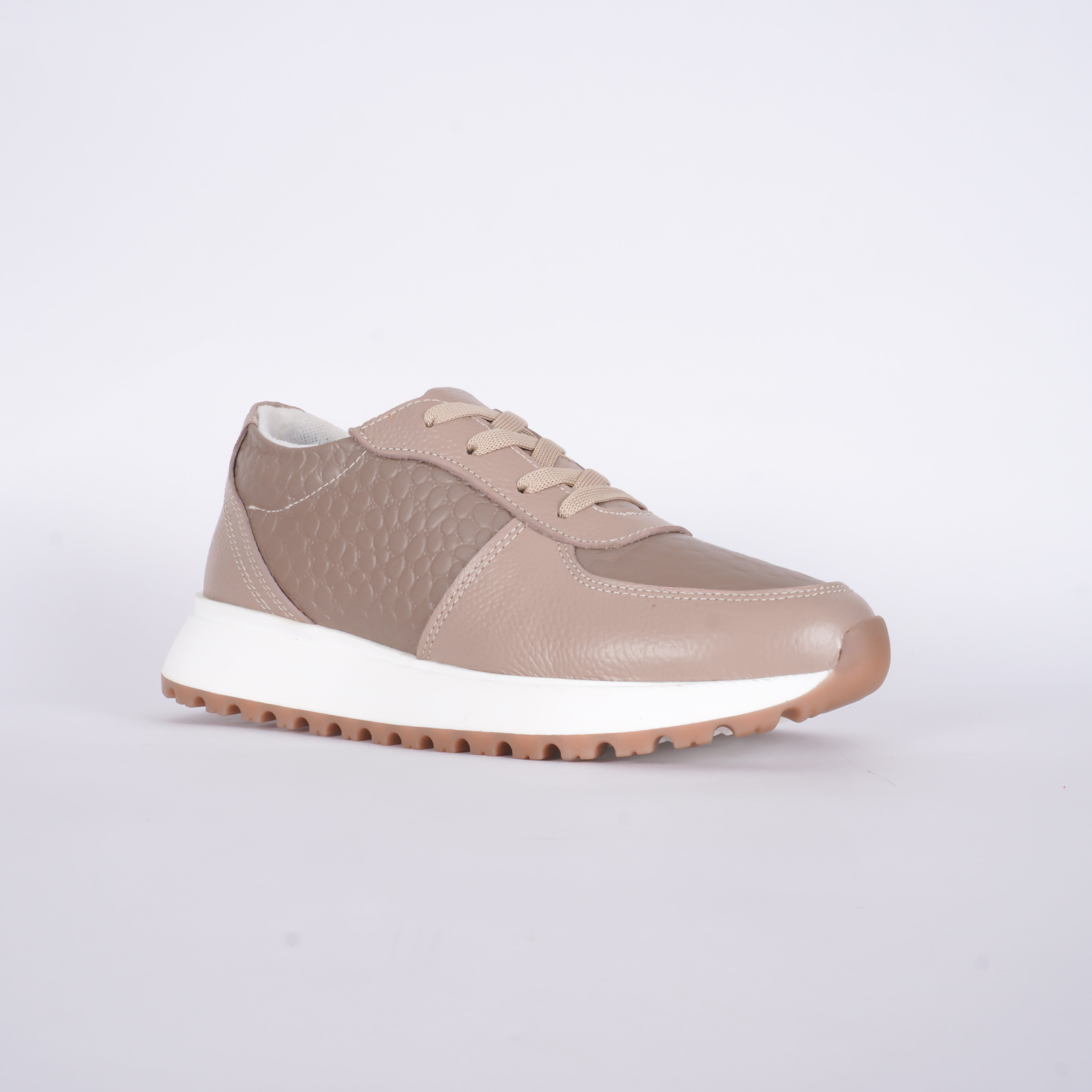 Tenis Eleganza En Cuero 0604