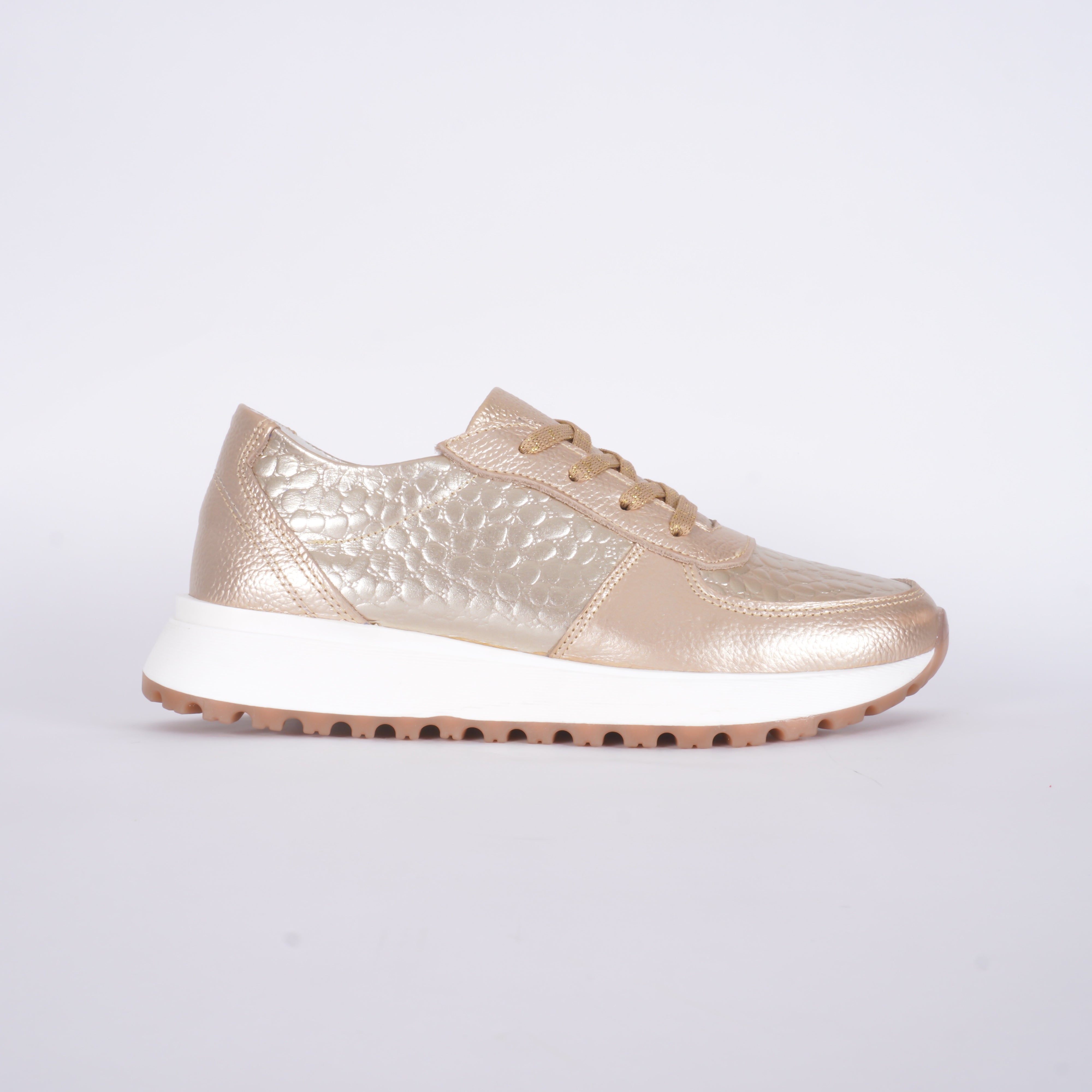 Tenis Eleganza En Cuero 0604