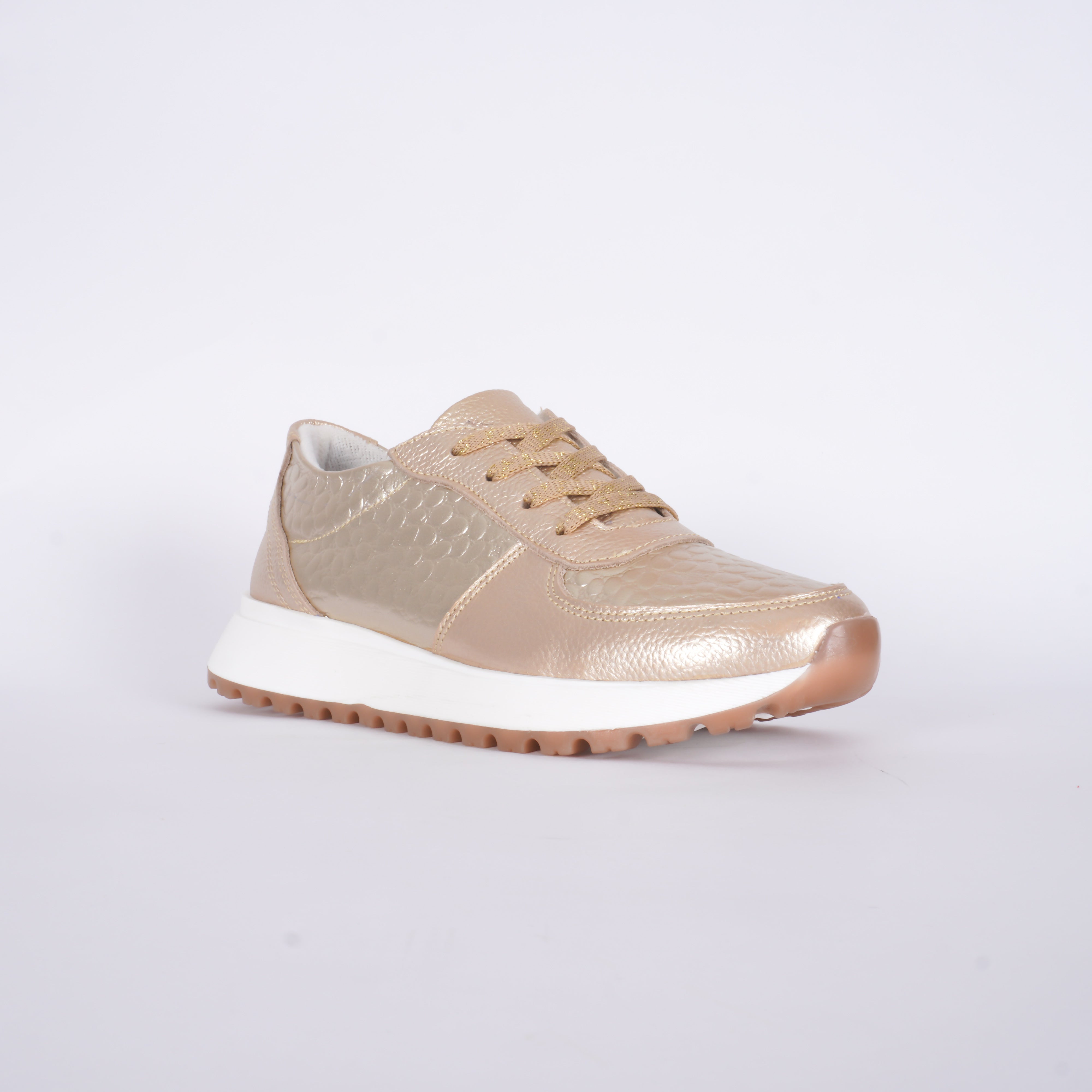 Tenis Eleganza En Cuero 0604
