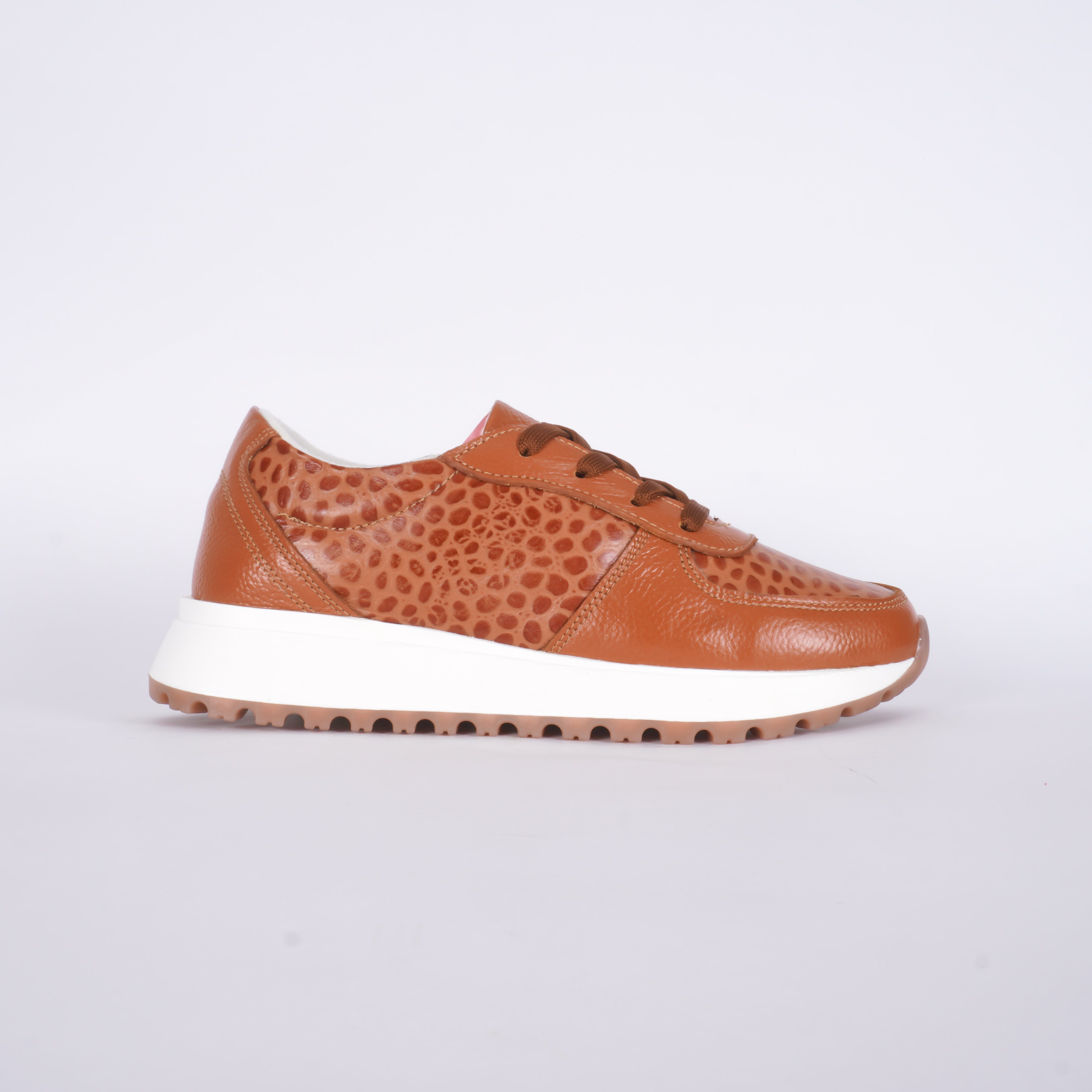 Tenis Eleganza En Cuero 0604