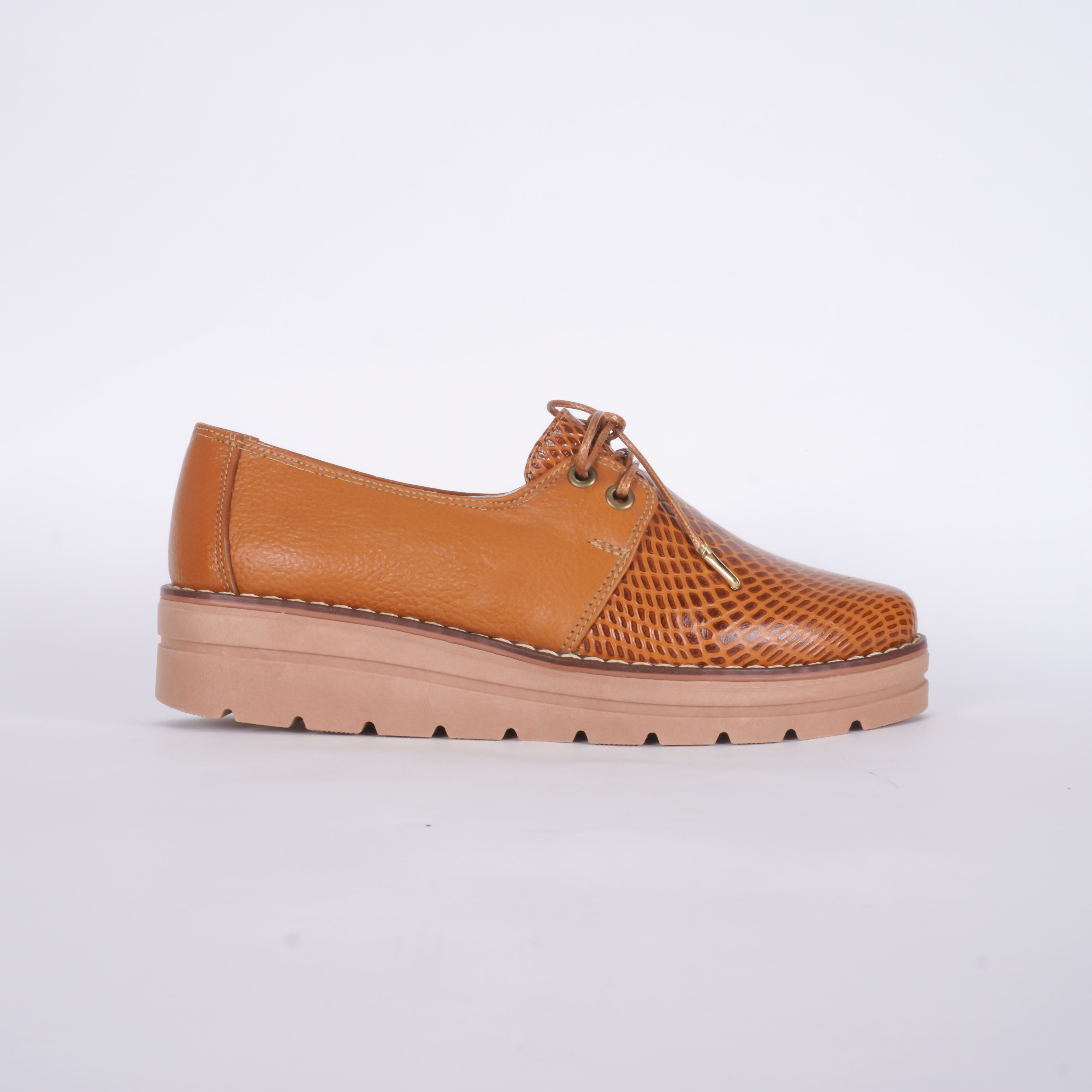 Mocasin Alba En Cuero 4211
